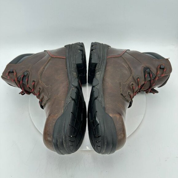 Wolverine Merlin Men Sz 12M Brown Leather Composite Toe 6" Waterproof Work Boot - Picture 9 of 14